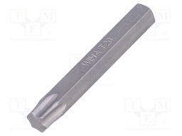 Screwdriver bit; Torx®; TX20; Overall len: 28mm; Series: MICRO