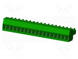 Connector: pluggable terminal block; plug; female; straight; 10A