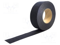 Tape: marking; black; L: 18.3m; W: 152mm; antislip,self-adhesive