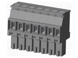 Connector: pluggable terminal block; plug; female; angled 90°