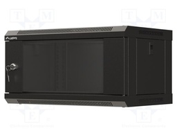 Enclosure: rack cabinet; Standard: 19"; 4U; black; Z: 350mm; X: 540mm