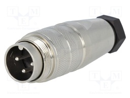 Connector: M16; male; for cable; IP65,IP67; plug; soldering; 300V