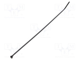 Cable tie; L: 186mm; W: 4.8mm; polyamide; 220N; black; Ømax: 45mm