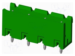 Connector: pluggable terminal block; socket; male; straight; THT