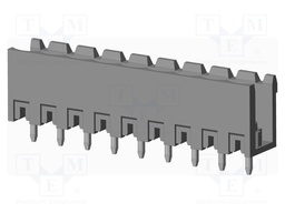 Connector: pluggable terminal block; socket; male; on PCBs