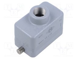 Enclosure: for HDC connectors; C-TYPE; size 57.27; Gland holes: 1