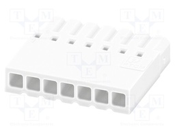 PCB connector, nominal cross section: 0.75 mm2, color: white