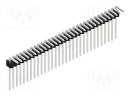 Connector: pin strips; pin header; male; PIN: 31; 1.27mm; THT; 1x31