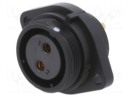 Socket; female; SP21; PIN: 2; IP68; soldering; 500V; 4mm2; 30A