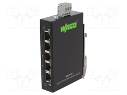 Switch Ethernet; managed; Number of ports: 5; 9÷48VDC; DIN; RJ45