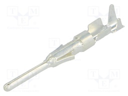 Contact; Size: 1,6mm; male; 0.5÷1.5mm2; 20AWG÷16AWG; silver plated