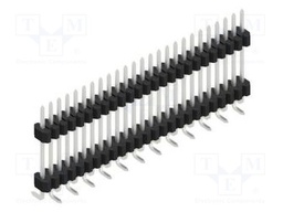 Connector: pin strips; pin header; male; PIN: 25; 1.27mm; SMT; 1x25