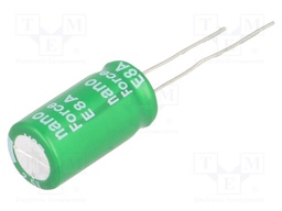 Capacitor: electrolytic; backup capacitor,supercapacitor; THT