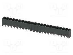PCB headers, nominal cross section: 2.5 mm2, color: black, n