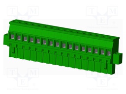 Connector: pluggable terminal block; plug; female; angled 90°