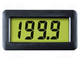Ammeter; digital,mounting; on panel; Char: 19mm; Sampling: 2,5x/s