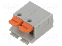 Connector: PCB terminal block; terminal; GA; 7A; PIN: 2; angled