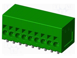 Connector: PCB terminal block; terminal; Plating: tinned; on PCBs