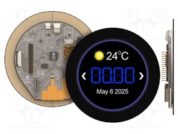 Display: TFT; 3.4"; 800x800; 32MBFLASH,32MBPSRAM; 400cd/m2; 4÷6V