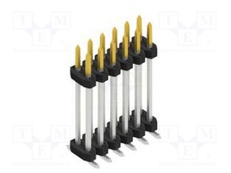 Connector: pin strips; pin header; male; PIN: 12; 2mm; SMT; 2x6; 100V