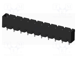Connector: pluggable terminal block; socket; male; on PCBs