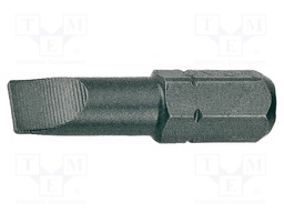 Screwdriver bit; slot; 4,0x0,5mm; Overall len: 25mm; 3pcs.