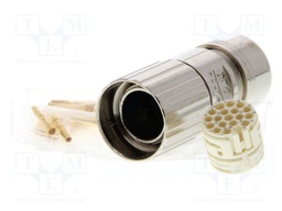 Accessories: I/O connector; signal; Type: straight; Thread: M23