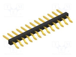 Connector: pin strips; pin header; male; PIN: 13; 2mm; SMT; 1x13