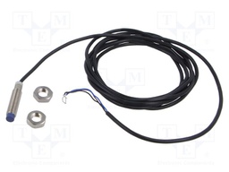 Inductive Proximity Sensor, Cylindrical, OsiSense XS, M8, 2.5 mm, NPN-NO, 12 to 24 Vdc, Pre-wired