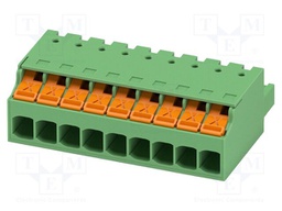 PCB connector, nominal cross section: 2.5 mm2, color: green,