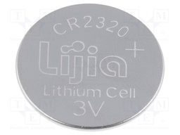Battery: lithium; 3V; CR2320,coin; Ø23x2mm; 130mAh