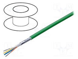 Wire; SF/UTP; 4x22AWG; industrial Ethernet,PROFINET; 5e; stranded