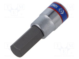 Wrench; socket spanner; HEX 8mm; 1/4"; 37mm; Bit: Torx®