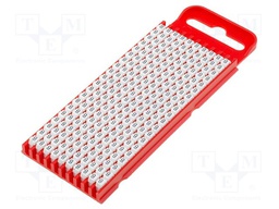 Markers for cables and wires; Label symbol: 9; 2÷2.8mm; white