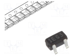 Transistor: NPN; bipolar; 45V; 100mA; 150mW; SOT523