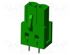 Connector: pluggable terminal block; socket; female; straight