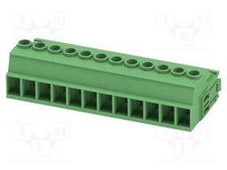 PCB connector, nominal cross section: 6 mm?, color: green, n