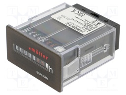 Counter: electromechanical; working time; mechanical indicator