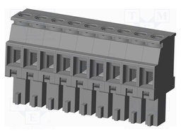 Connector: pluggable terminal block; plug; female; angled 90°