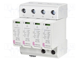 Surge arrester; Type 1+2+3; Poles: 3; In 8/20us: 40kA; -40÷85°C
