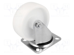 Transport wheel; Ø: 100mm; W: 35mm; H: 128mm; torsional; 125kg