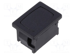 Switch accessories: plug; Body: black; Shape: rectangular; Mat: PA
