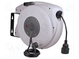 Extension lead; 3G1.5mm2; enclosed reel,self-winding,rolled