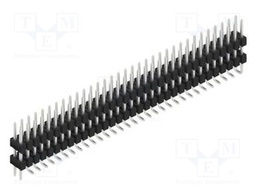 Connector: pin strips; pin header; male; PIN: 66; 2.54mm; SMT; 2x33