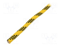 Rope; polypropylene; Ørope: 12mm; L: 25m; with a core; yellow