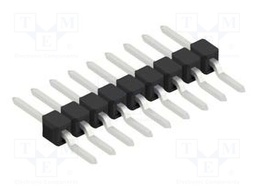 Connector: pin strips; pin header; male; PIN: 9; 2.54mm; SMT; 1x9