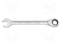 Wrench; combination spanner,with ratchet; 34mm; tool steel
