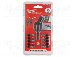 Adapter; angular; screwdriver bits; Kind: impact