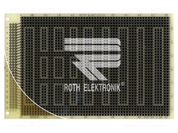Board: universal; single sided,prototyping; W: 100mm; L: 160mm