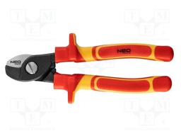 Pliers; side,cutting,insulated; 160mm; Cut: without chamfer